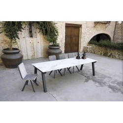 TABLE EN DEKTON SNACK NORDIC HT 90 CM