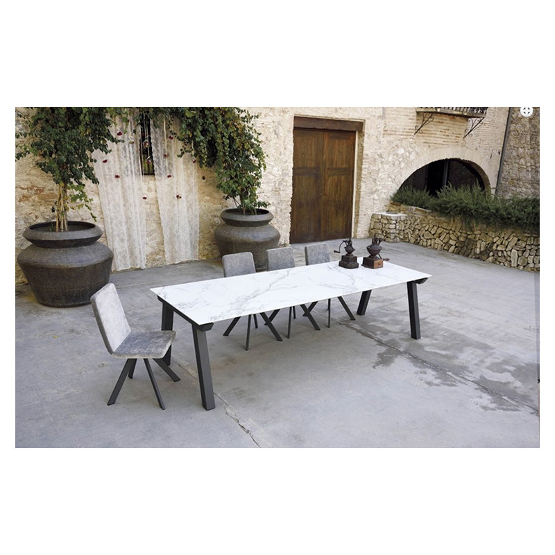 TABLE EN DEKTON SNACK NORDIC HT 90 CM