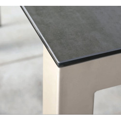 TABLE SNACK EN DEKTON EXTENSIBLE CHAMON HT 90 CM