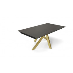 TABLE CONTEMPORAINE EN DEKTON MOON