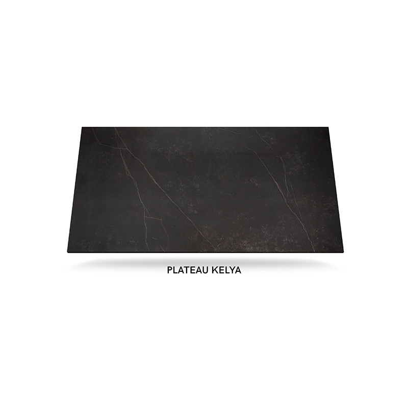 TABLE EN DEKTON OVALE PIEDS CENTRAL MOON