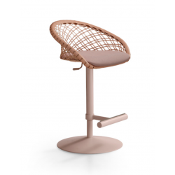 Tabouret CAÏN hauteur réglable & oscillant 360 ° tissu Kvadrat