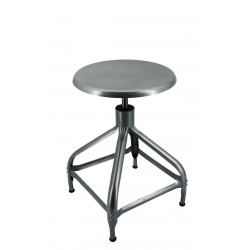 TABOURET BAS INDUSTRIEL HORTENSE 45 CM - Le Chaisier