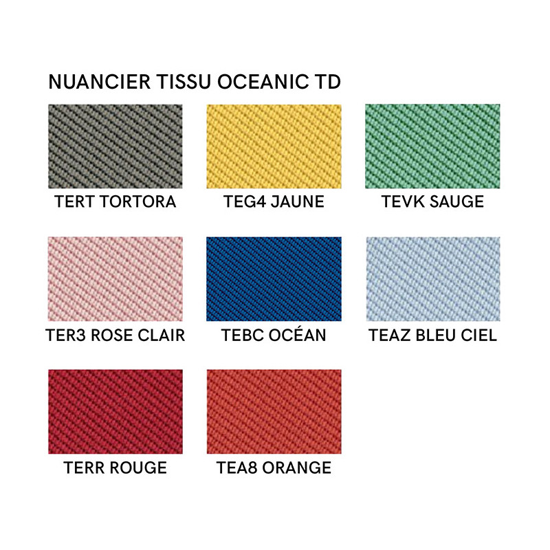 FAUTEUIL PIVOTANT EN CUIR TRESSÉ ET TISSU MARLON - Le Chaisier