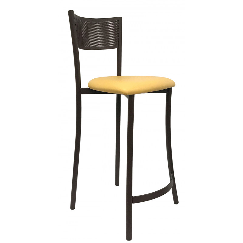 TABOURET DE CUISINE FRANÇAIS EN MÉTAL ÉCUME SNACK