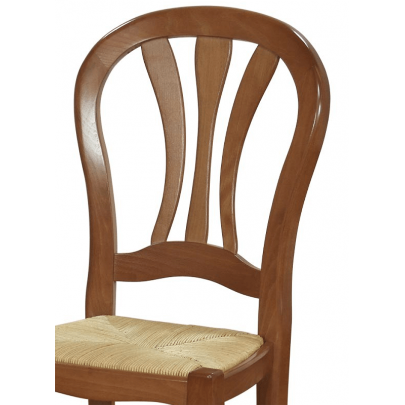 CHAISE EN BOIS PALMETTE PERSONNALISABLE