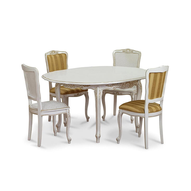 CHAISE DE STYLE RÉGENCE GARNIE PERSONNALISABLE