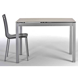 TABLE DE CUISINE EXTENSIBLE EN CÉRAMIQUE CÉLÈSTE HT 75 CM