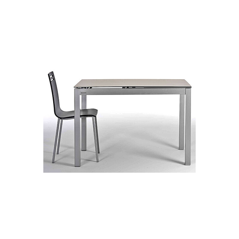 TABLE DE CUISINE EXTENSIBLE EN CÉRAMIQUE CÉLÈSTE HT 75 CM