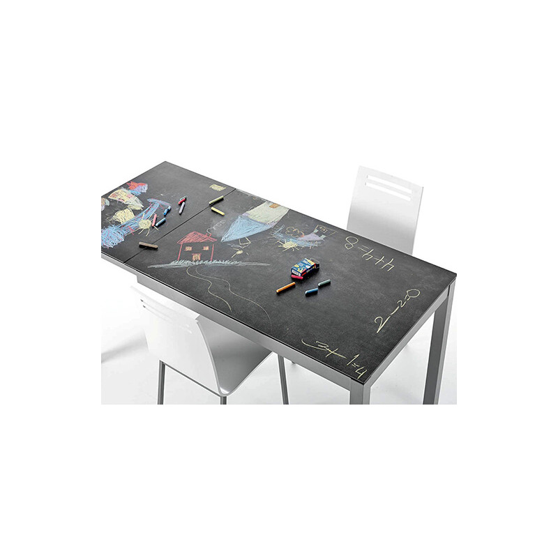 TABLE DE CUISINE EXTENSIBLE EN CÉRAMIQUE CÉLÈSTE HT 75 CM