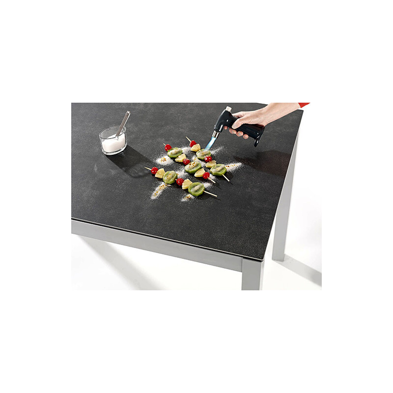 TABLE DE CUISINE EXTENSIBLE EN CÉRAMIQUE CÉLÈSTE HT 75 CM