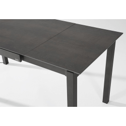 TABLE DE CUISINE EXTENSIBLE EN CÉRAMIQUE CÉLÈSTE HT 75 CM