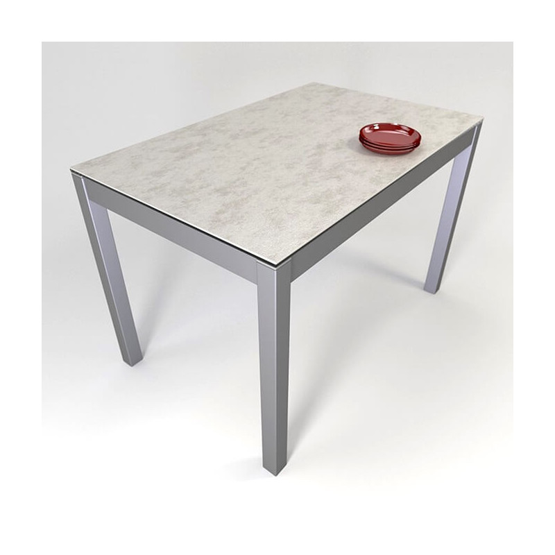 TABLE DE CUISINE FIXE EN CÉRAMIQUE LEO HT 75 CM