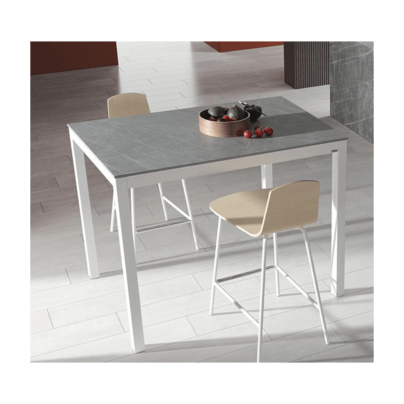 neu.haus] table pliante table cuisine hauteur réglable pour 4