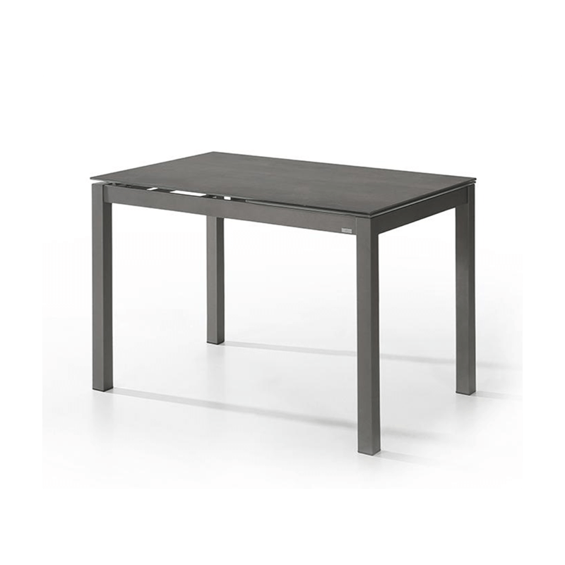 TABLE DE CUISINE HAUTE EN CÉRAMIQUE AVEC RALLONGE CÉLESTE HT 90 CM