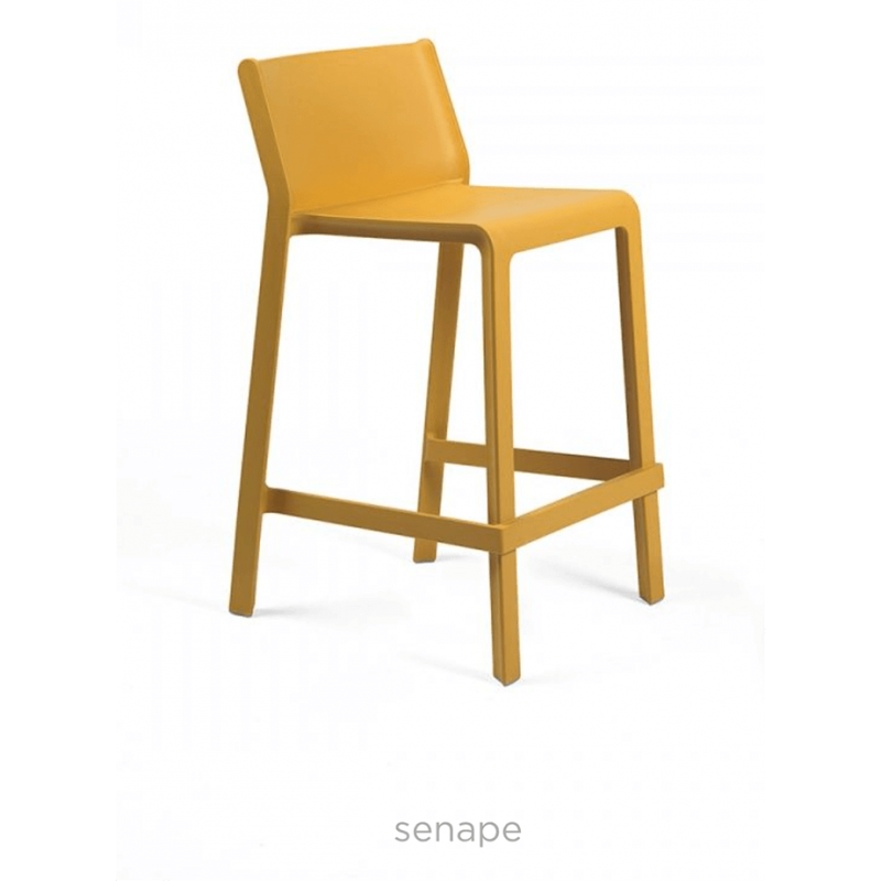 TABOURET SNACK DE JARDIN EMPILABLE EN POLYPROPYLÈNE TRILL MINI