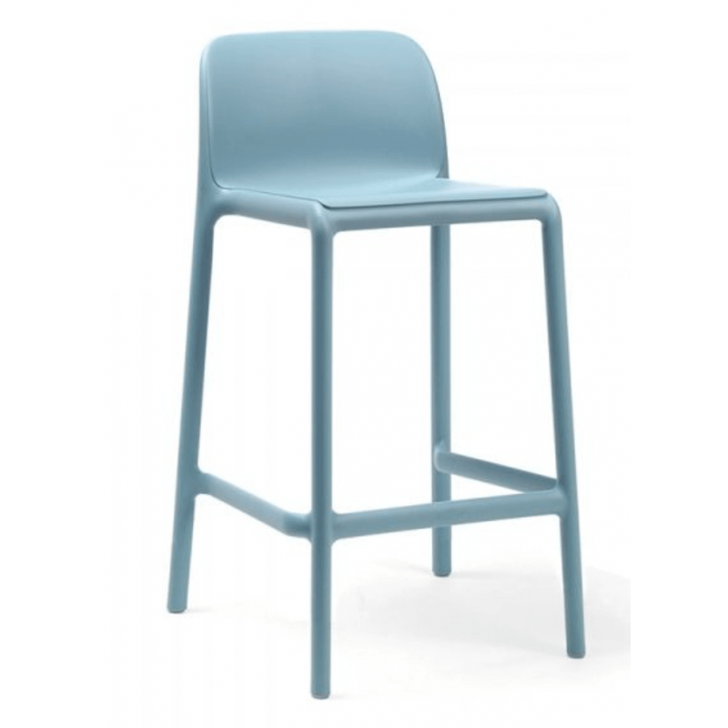 Tabouret plastique bleu 28*28*45cm | Sanifer