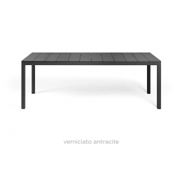 TABLE DE JARDIN FIXE EN ALUMINIUM RIO