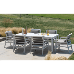 TABLE DE JARDIN EXTENSIBLE EN ALUMINIUM ALLORO