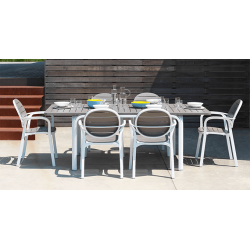 TABLE DE JARDIN EXTENSIBLE EN ALUMINIUM ALLORO