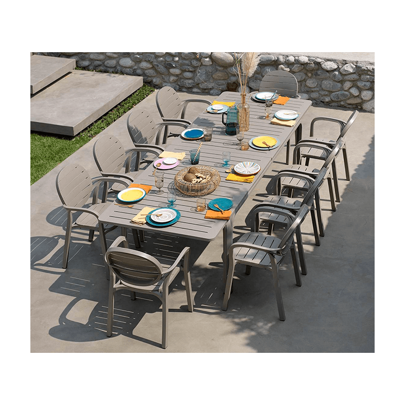 TABLE DE JARDIN EXTENSIBLE EN ALUMINIUM ALLORO