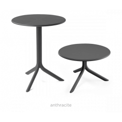 TABLE DE BALCON NOIR 2 HAUTEURS SPRITZ ITALIENNE NARDI