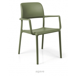 FAUTEUIL DE JARDIN EN POLYPROPYLÈNE EMPILABLE RIVA