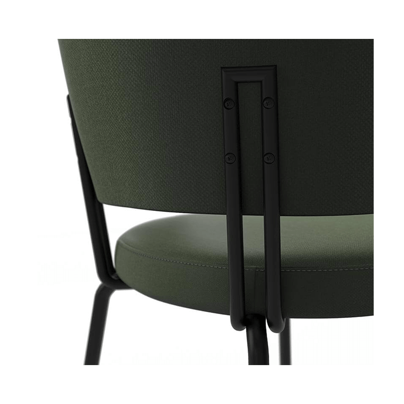 CHAISE MODERNE AVEC ACCOUDOIRS AERO SIMILICUIR