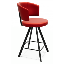 TABOURET SNACK PIVOTANT MODERNE BARALLURE EN SIMILICUIR