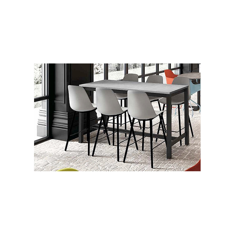 TABOURET SCANDINAVE EN POLYPROPYLÈNE CLAUDIO