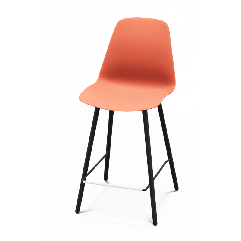 TABOURET SCANDINAVE EN POLYPROPYLÈNE CLAUDIO