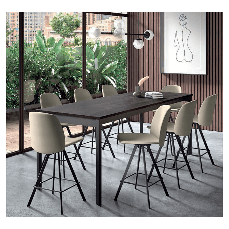 TABOURET SNACK PIVOTANT CONTEMPORAIN FIGARO EN TISSU