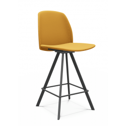 TABOURET SNACK PIVOTANT CONTEMPORAIN FIGARO EN SIMILICUIR