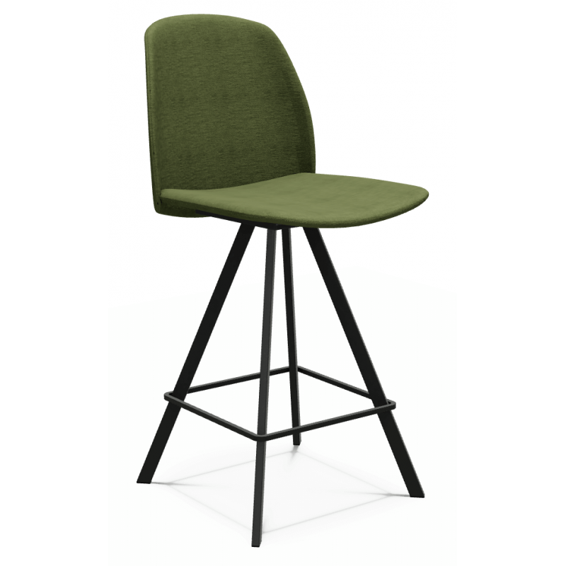 TABOURET SNACK FIXE CONTEMPORAIN FIONA EN TISSU