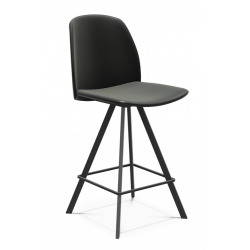 TABOURET SNACK FIXE CONTEMPORAIN FIONA EN SIMILICUIR