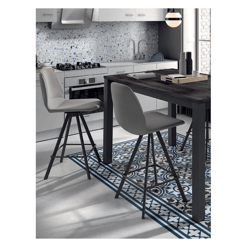 TABOURET PIVOTANT SNACK SIMILICUIR GIRONA