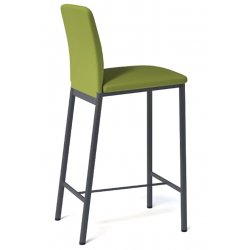 TABOURET DE CUISINE SNACK EN METAL ET TISSU LOFT