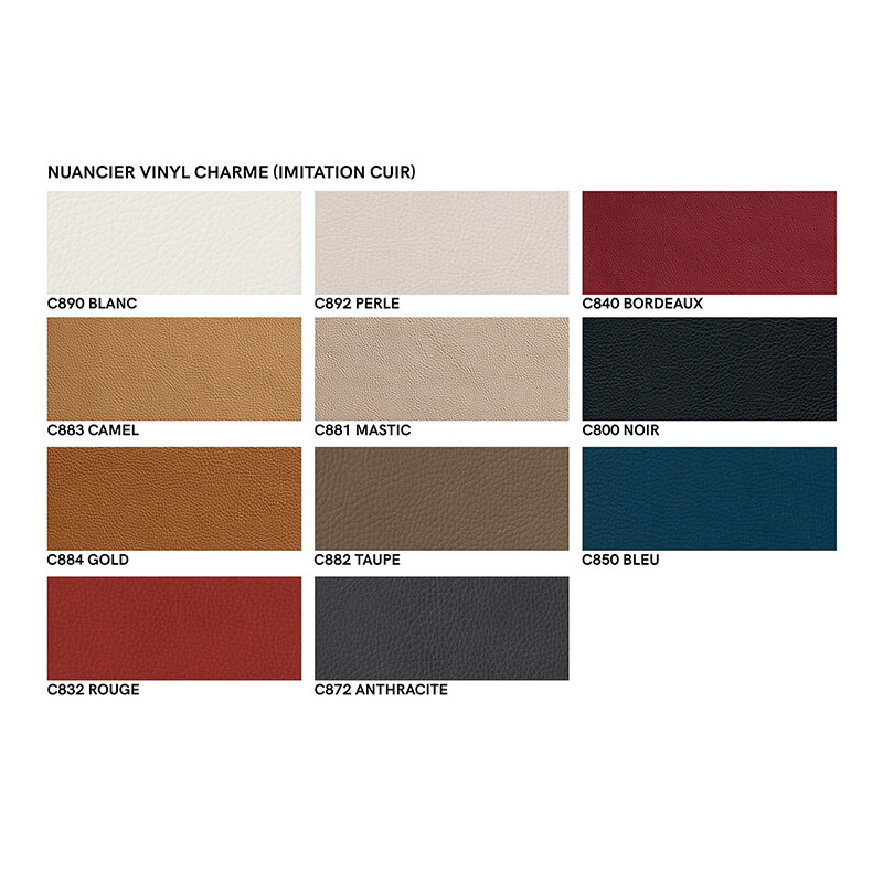 TABOURET DE CUISINE SNACK EN METAL ET SMILICUIR LOFT