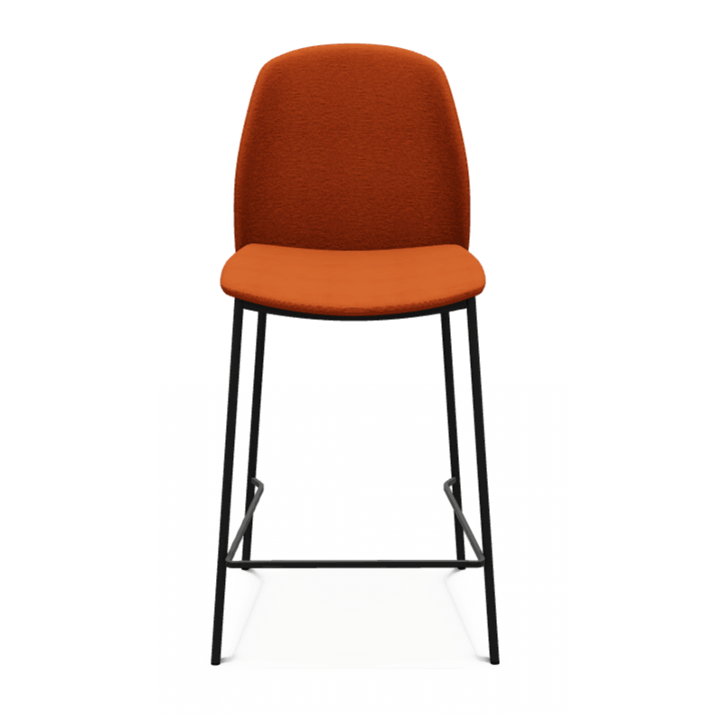 TABOURET SNACK CONTEMORAIN EN TISSU OLIVIA