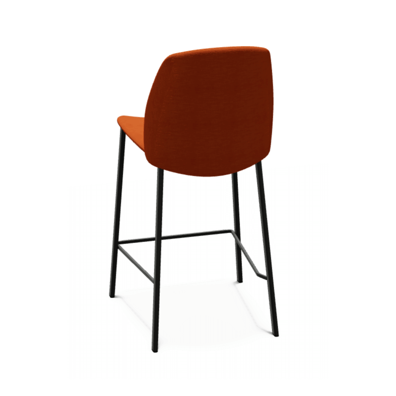 TABOURET SNACK CONTEMORAIN EN TISSU OLIVIA