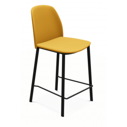 TABOURET SNACK CONTEMPORAIN EN SIMILICUIR OLIVIA