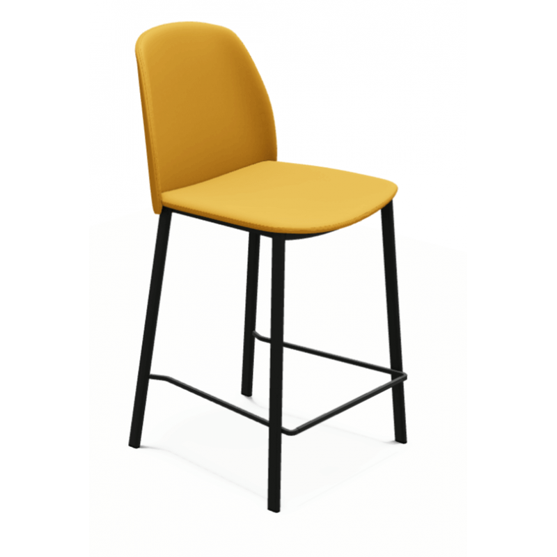 TABOURET SNACK CONTEMPORAIN EN SIMILICUIR OLIVIA