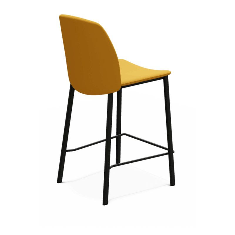 TABOURET SNACK CONTEMPORAIN EN SIMILICUIR OLIVIA