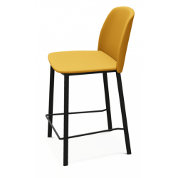 TABOURET SNACK CONTEMPORAIN EN SIMILICUIR OLIVIA