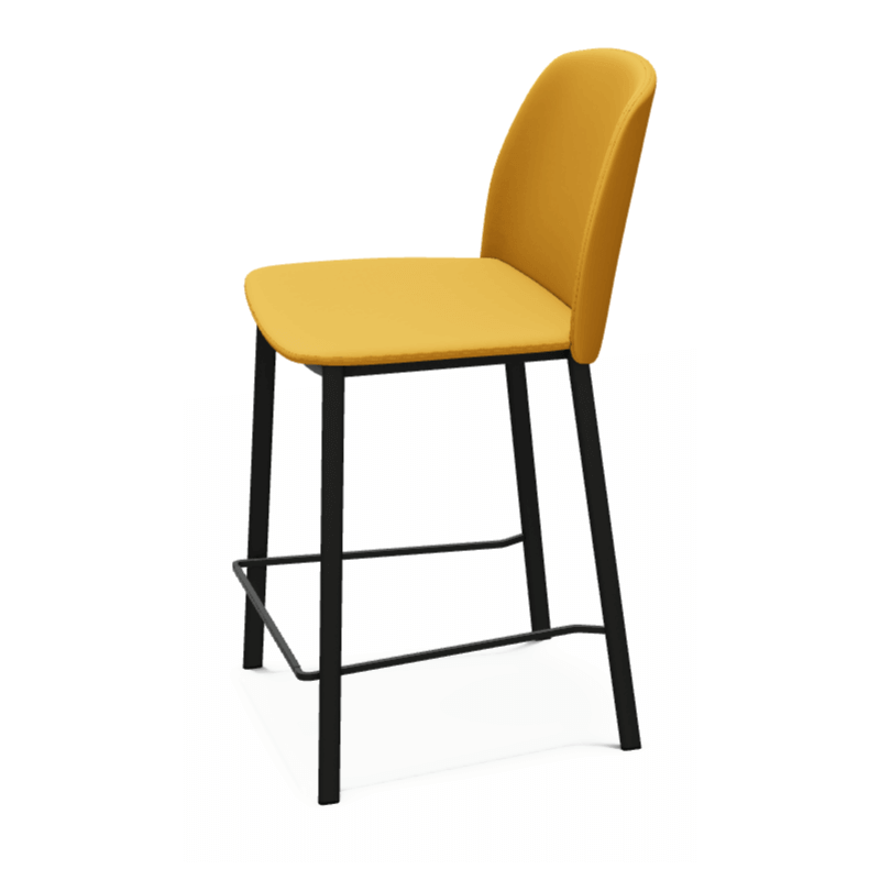 TABOURET SNACK CONTEMPORAIN EN SIMILICUIR OLIVIA