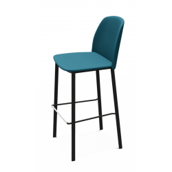 TABOURET BAR CONTEMPORAIN EN SIMILICUIR OLIVIA