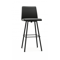 TABOURET DE BAR CONTEMPORAIN PIVOTANT PINOT EN SIMILICUIR