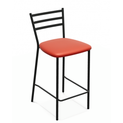 TABOURET SNACK DE CUISINE CONTEMPORAIN EN SIMILICUIR ROMY