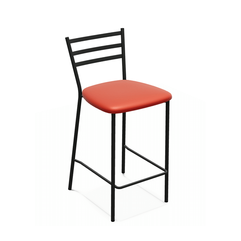 TABOURET SNACK DE CUISINE CONTEMPORAIN EN SIMILICUIR ROMY