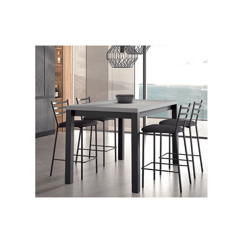 TABOURET SNACK DE CUISINE CONTEMPORAIN EN SIMILICUIR ROMY